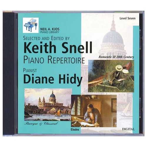 Piano Repertoire Level 7 CD - Complete Recordings of Baroque/Classical, Romantic/20th C., & Etudes