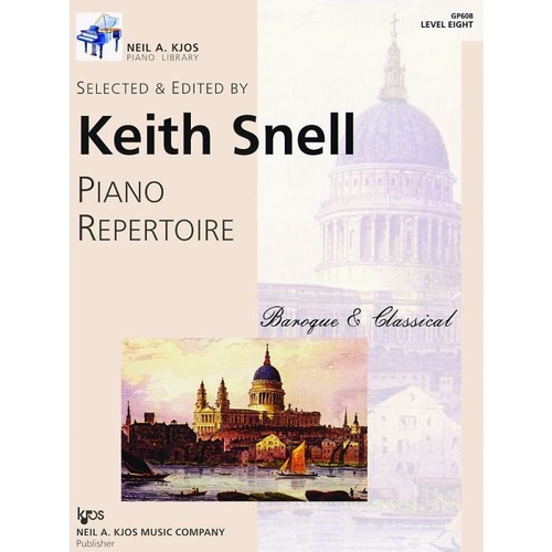 Piano Repertoire Baroque and Classical Level 8 by Neil A. Kjos Music Company, 72 Pages
