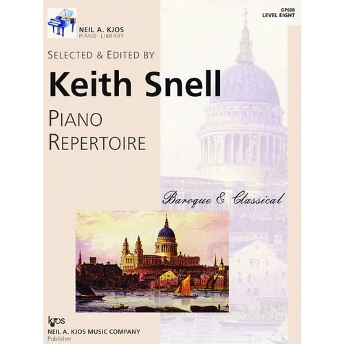 Piano Repertoire Baroque and Classical Level 8 by Neil A. Kjos Music Company, 72 Pages