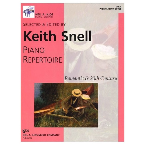 Piano Repertoire: Romantic & 20th Century Preparatory Level by Neil A. Kjos Music Company, 16 Pages