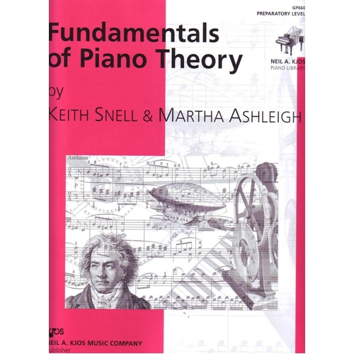 Fundamentals of Piano Theory: Prep Level, 64 Pages, Neil A. Kjos Music Company