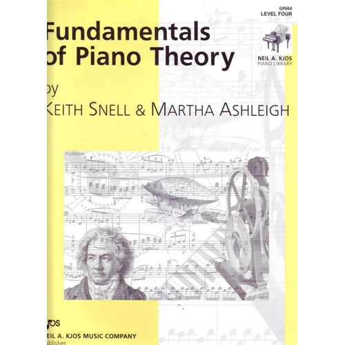Fundamentals of Piano Theory Level 4 by Neil A. Kjos Music Company - 64 Pages