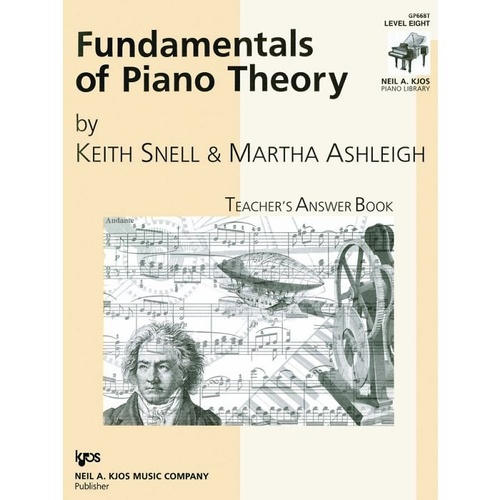 Fundamentals of Piano Theory Level 8 Teacher's Answer Book