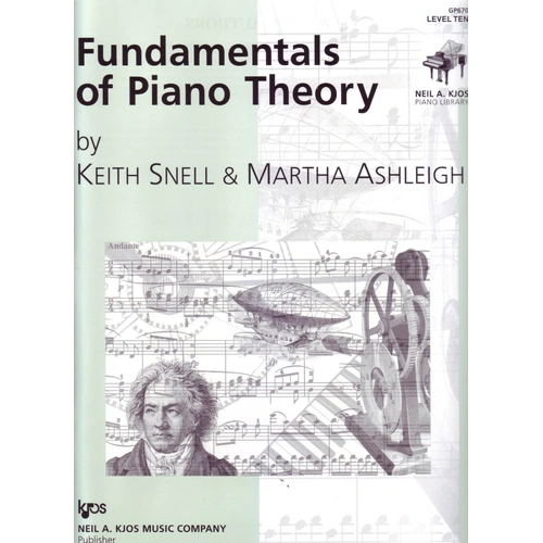 Fundamentals of Piano Theory Level 10 by Neil A. Kjos Music Company - 88 Pages