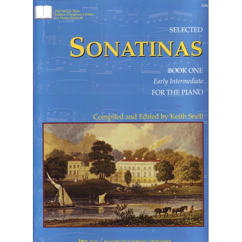 Selected Sonatinas Book 1 by Neil A. Kjos Music Company, 40 Pages, Piano