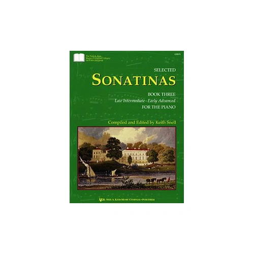 Selected Sonatinas Book 3 by Neil A. Kjos Music Company, 80 Pages, Piano