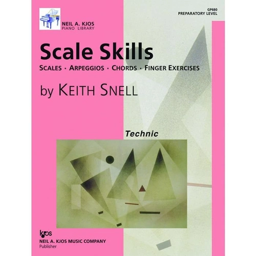 Scale Skills Prep Level by Neil A. Kjos Music Company, 16 Pages, Piano