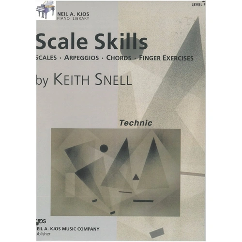 Scale Skills Level 5 by Keith Snell for Piano, 36 Pages, Neil A. Kjos Music Company