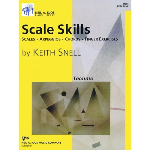 Scale Skills Level 9 for Piano by Neil A. Kjos Music Company, 40 Pages