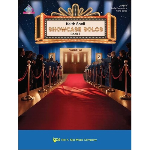Snell Showcase Solos Book 1 for Piano - Early Elementary Level, 23 Pages, Includes Online Resources and Recordings