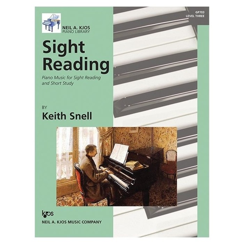 Sight Reading Level 3 by Keith Snell - Neil A. Kjos Music Company, Piano, 32 Pages