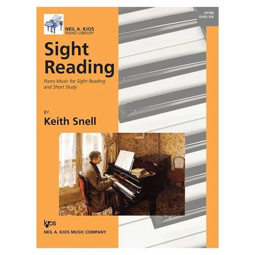 Sight Reading Level 6 by Keith Snell for Piano - 40 Pages