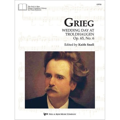 Grieg - Wedding Day at Troldhaugen Op. 65 No. 6 Piano Solo Sheet
