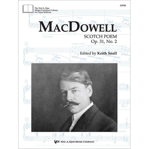 MacDowell - Scotch Poem Op. 31 No. 2 for Piano Sheet Music