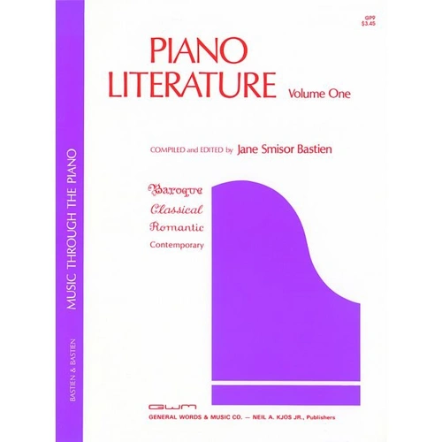 Piano Literature Vol 1 Early Intermediate Grades 32 Pages