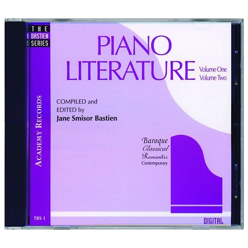 Piano Literature Vol 1 & 2 CD by Neil A. Kjos Music Company