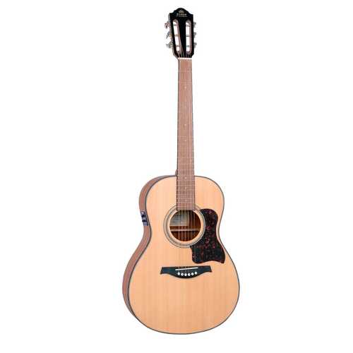 Gilman GPA10E Parlour Acoustic Electric Guitar - Spruce
