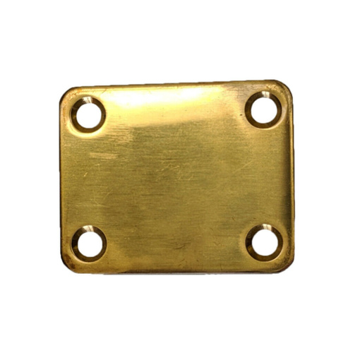 Dr. Parts Guitar Neck Plate Gold with Screws