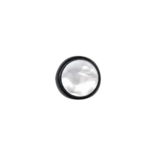 Eagle Control Knob - Black with White Pearloid Top