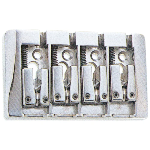 Eagle GPK837 4-String Bass Bridge/Tailpiece Contemporary Pocket Style Chrome