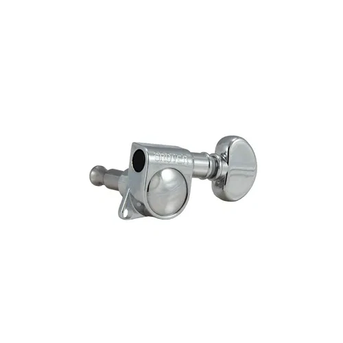 Grover Rotomatic Mid Size Machine Heads 3-A-Side Chrome - GRO35