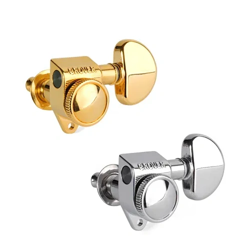 Grover Roto Grip Standard Machine Heads 3-Asides 502 Series Locking Rotomatics