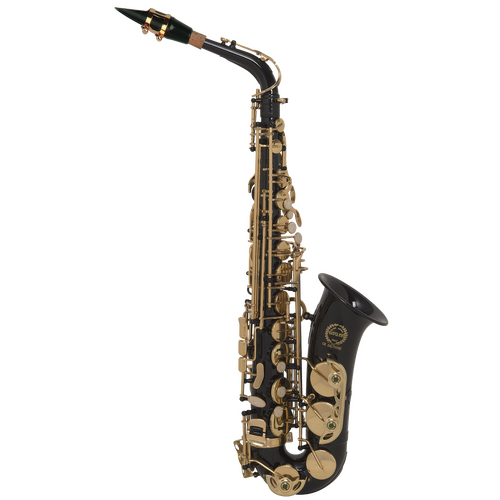 Grassi SAL700BK School Series Eb Alto Saxophone Black Lacquer with Case and Accessories