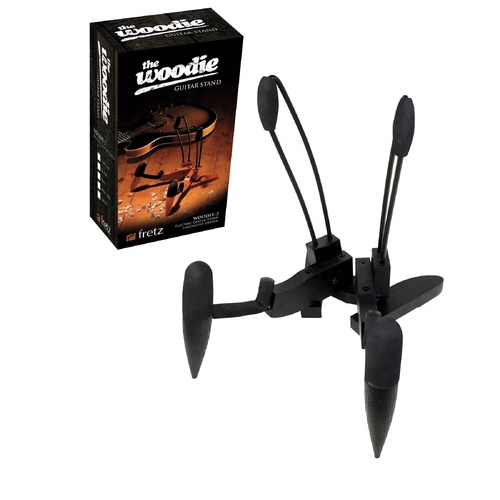Fretz Woodie 2 Wooden Folding Electric Guitar Stand Black