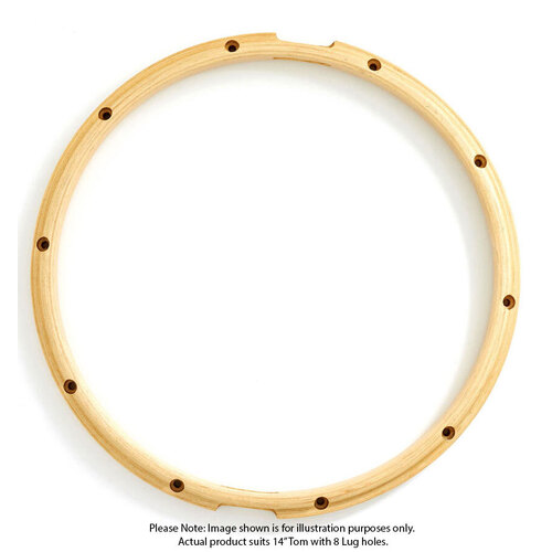 Gibraltar 14" 8 Lug Snare Side Maple Wood Hoop