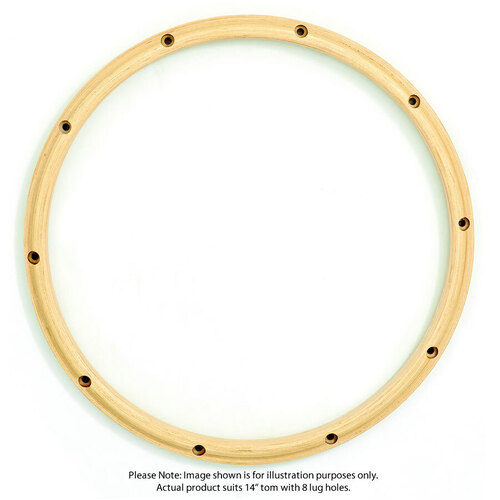 Gibraltar 14" 8 Lug Snare Batter Side Maple Wood Hoop