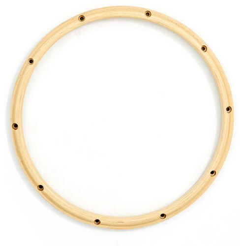 Gibraltar 14" 10 Lug Snare Batter Side Wood Hoop - Maple Wood, Contoured Design