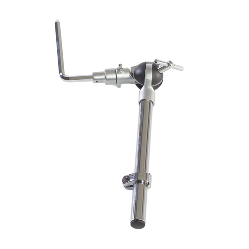 Gibraltar Hex L-Rod Tom Arm with Ultra Adjustment, 5" Hex, 7/8" Diameter, 10" Down Tube