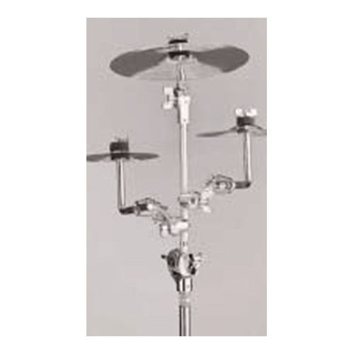 Gibraltar Tri Cymbal Mounting System with L-rod and Boom Attachments