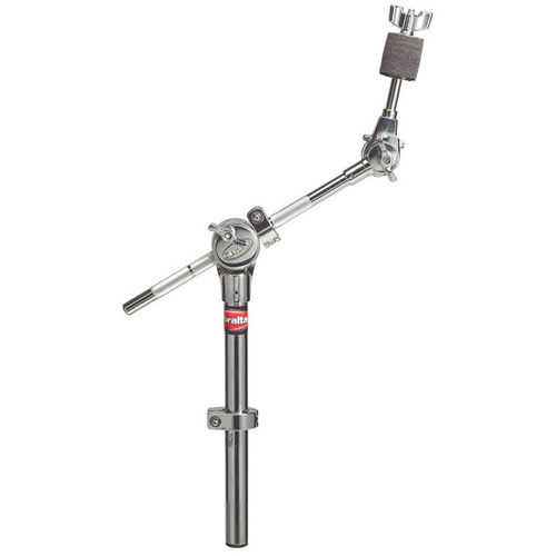 Gibraltar Short Cymbal Boom with Brake Tilter, 7/8" Tube, 10" Down Tube, 12" Boom Rod, Hinged Memory Lock