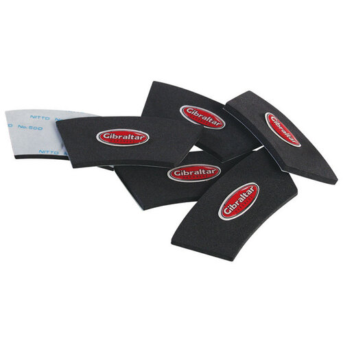 Gibraltar Drum Tuning Dots - Pack of 6, Foam Rubber Tone Controls for Mute Overtones