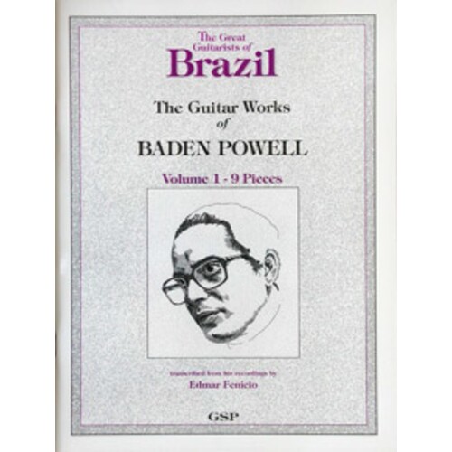 Great Guitarists Of Brazil Baden Powell Book 1 Guitar Book