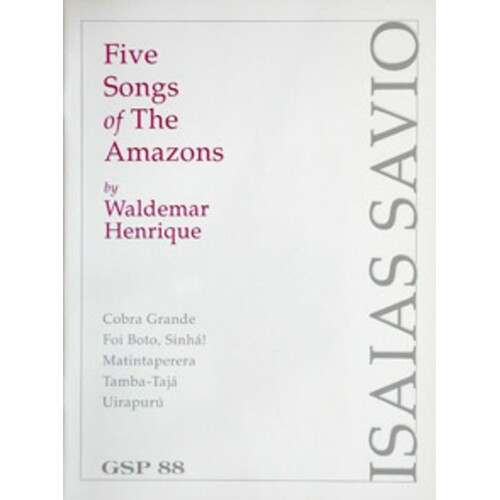 Five Songs Of The Amazons Arr Savio Guitar Solo (Softcover Book)