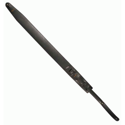 UXL 65mm Black Real Leather Strap