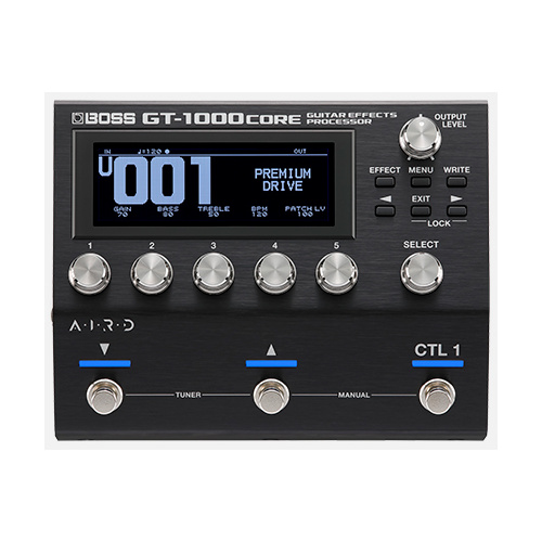 BOSS GT-1000CORE Guitar Effects Processor - Compact DSP Stompbox with AIRD Technology and 24 Amp Models