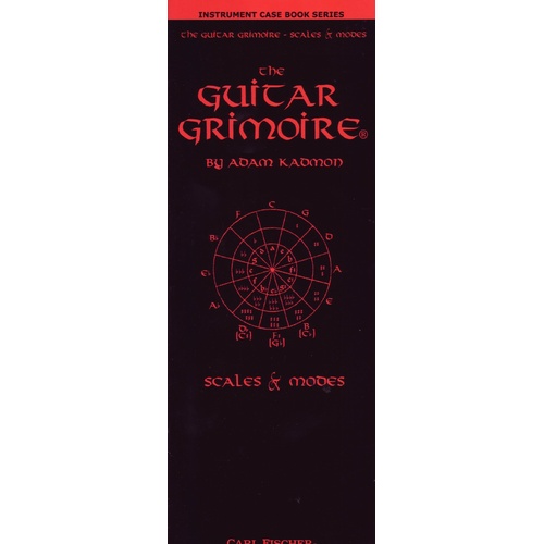 Guitar Grimoire Scales and Modes Case Book by Adam Kadmon, Pocket-Sized Edition, 240 Pages, Carl Fischer Music
