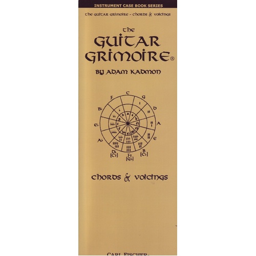 Guitar Grimoire Chords and Voicings Case Book by Adam Kadmon - Pocket-sized Edition, 224 Pages, Essential Reference for Guitar Players