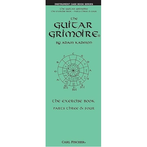 The Guitar Grimoire Exercise Book Parts 3 & 4 by Adam Kadmon, 192 Pages, Carl Fischer Music