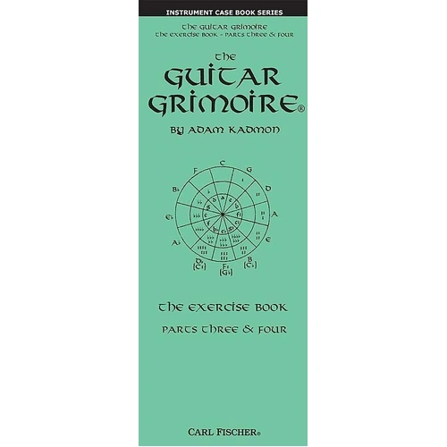 Guitar Grimoire Exercise Book Parts 3 & 4 by Adam Kadmon - Carl Fischer, 192 Pages, Pocket-Sized Edition