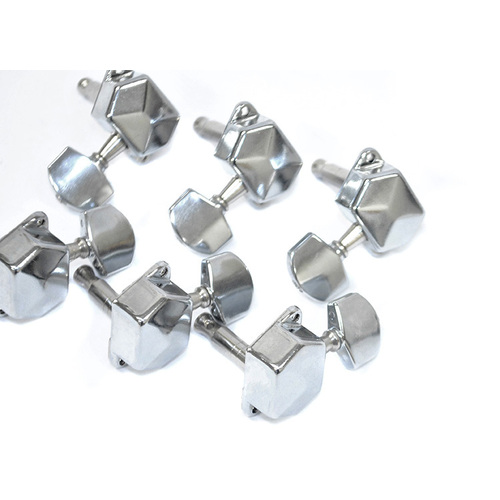 GT Electric Guitar 6-Inline Covered Tuning Machines Chrome Finish