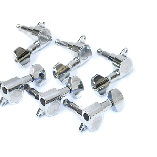 GT Electric Guitar Sealed Tuning Machines Chrome Finish 6-Inline