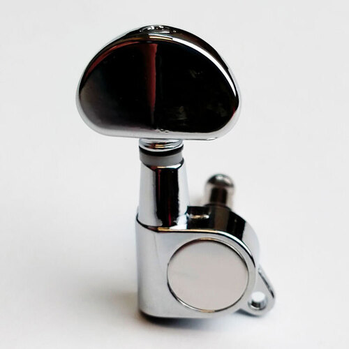 GT Acoustic/Electric Guitar 3+3 Sealed Tuning Machines Chrome Finish Kidney Bean Button