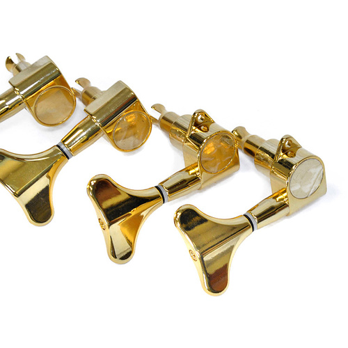 GT Electric Bass Guitar Sealed Tuning Machines Gold Finish 2+2
