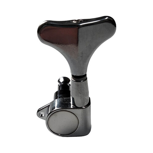 GT Left-Handed Electric Bass Guitar Tuning Machines Chrome Finish (4-Inline)