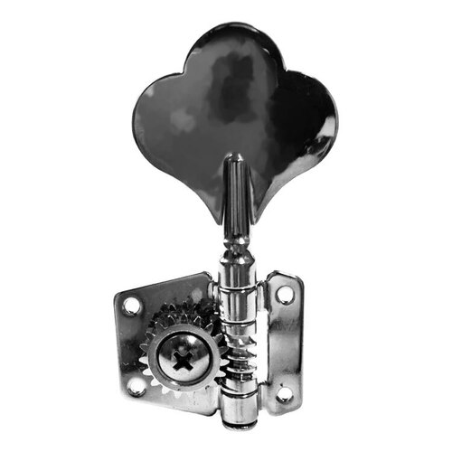 GT Left-Handed Bass Guitar Open Gear Tuning Machines in Chrome Finish (4-Inline)