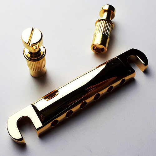 GT Vintage LP-Style Solidbody Electric Guitar Stop Tailpiece Gold Finish